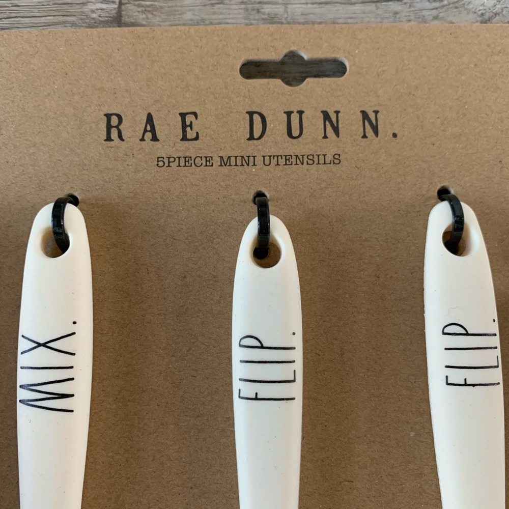 NWT Rae Dunn 5 Piece Mini Utensils Set - Picture 2 of 8